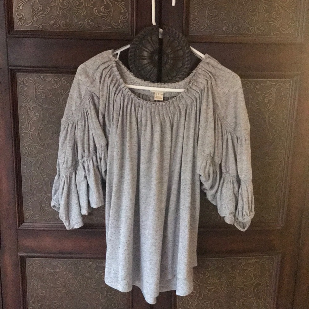 Adorable Flouncy Sleeve Sundance Shirt